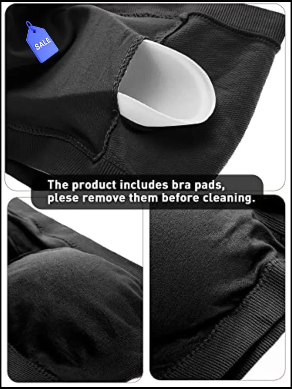 Seamless Bandeau Bra Padded Strapless Tube Top Bra Wirefree Yoga Tops